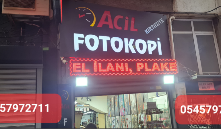 ACİL FOTOKOPİ   (0 545 797 27 11)